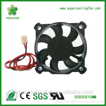 YOFOLON 50x50x10mm Micro cooling fan 12V dc fan, high rpm low noise electric fan